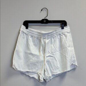 Women's White Casual Shorts